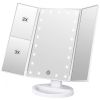 Тройное косметическое зеркало для макияжа с LED подсветкой Magic Makeup Mirror