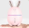Увлажнитель воздуха и ночник 2в1 Humidifiers Rabbit кролик зайчик Заяц, портативный универсальный стильный милый ультразвуковой Диффузор освежитель с подсветкой, бесшумный распылитель для ароматерапии, аромолампа