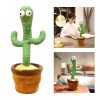 Большой танцующий кактус музыкальный поющий 120 песен Dancing Cactus 32 см