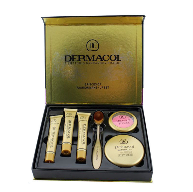 Косметический набор тональных кремов Dermacol 6 в 1 Дермакол