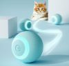 Интерактивная Игрушка для кошки USB smart мяч-шарик PetGravity, умный крутящийся мячик с Led – подсветкой, шарик убегающий с хаотичным движением, развлекательная игрушка для пушистиков