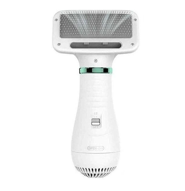Фен-расчёска пылесос для шерсти собак и кошек 2 в 1 PET GROOMING DRYER, Фен для собак и кошек, Щетка-фен для животных