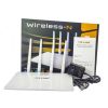 Высокоскоростной Wi-Fi Маршрутизатор (роутер) PIX-LINK LV-WR21Q 2.4 ГГц Белый 300 Мбит/с, молниеносная скорость интернета, 4 антенны для мощного и быстрого сигнала, широкое покрытие, надежное и стабильное соединение