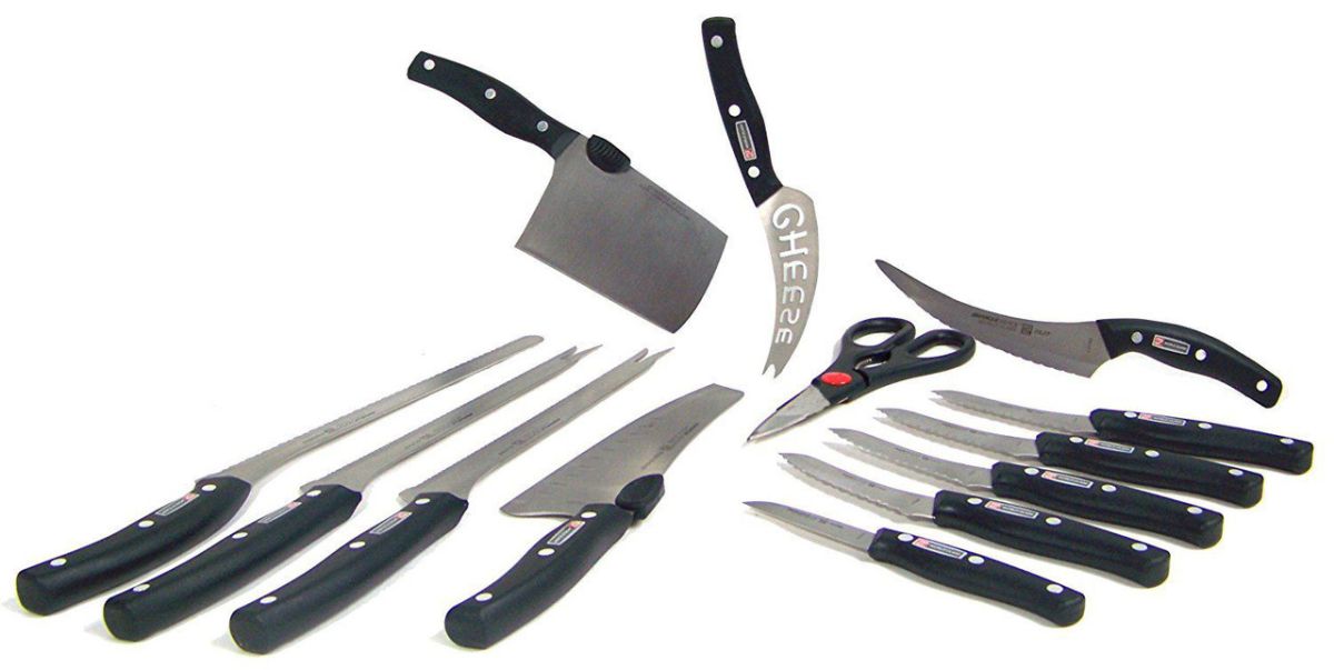 Набор ножей MIRACLE BLADE, Набор профессиональных ножей Miracle Blade World Class 13 шт