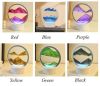 Настольная Лампа ночник RGB песочные часы Картина USB светильник 3D Sandscap вращение 360 °, уникальная увлекательная яркая прикроватная лампа анти стресс подвижный песок, светодиодный светильник с сыпучим песком