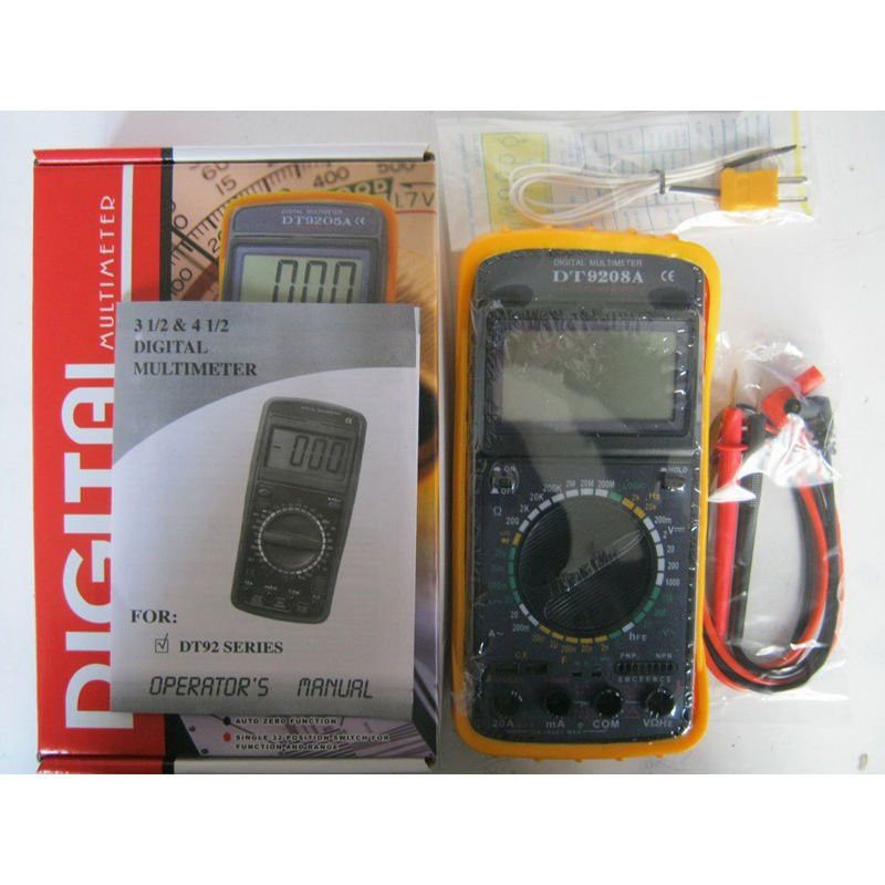 Качественный мультиметр для профессионалов dt-9208a