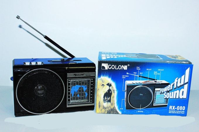 Радиоприемник колонка MP3 Golon RX-080 Wooden