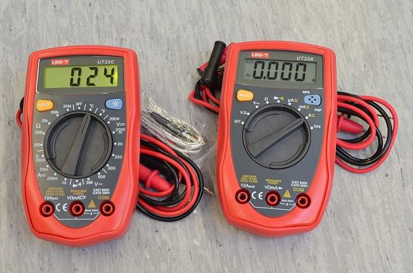 Карманный цифровой многофункциональный мультиметр UNI-T UT33C в эргономичном корпусе