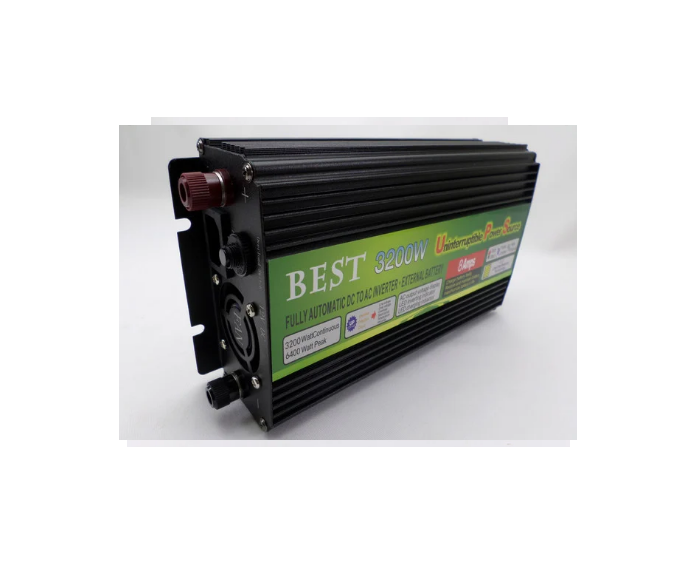 Преобразователь напряжения 3200W 12V-220V инвертор c зарядным от сети 220