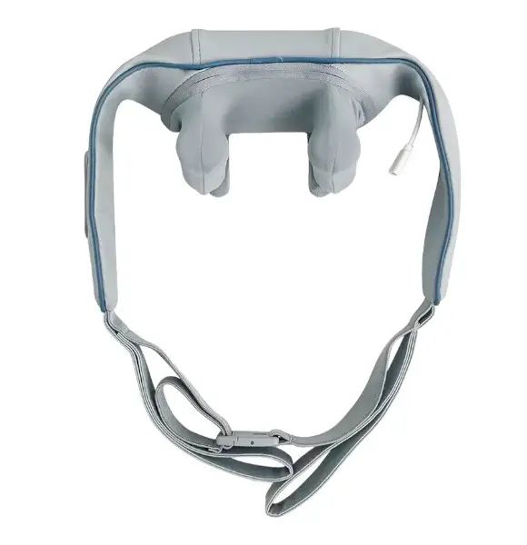 Массажер Электрический для Шеи и Плеч с ИК-подогревом A-Plus Neck massager, Массажер-воротник, Ударный вибромассажер для спины, U-образный массажный пояс для тела