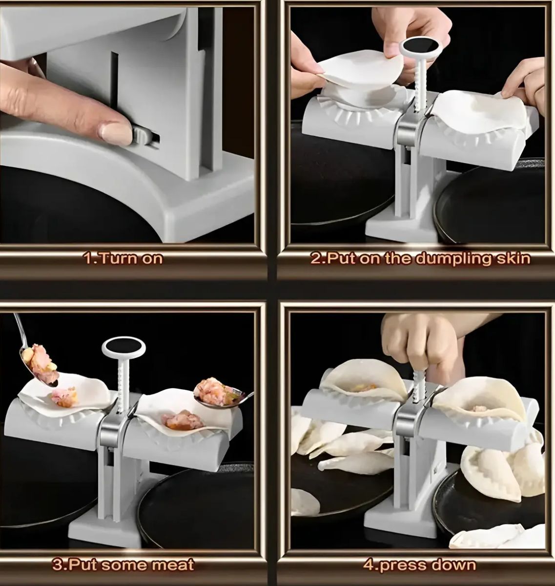 Машинка для изготовления домашних вареников и пельменей MA-24 TOS Dumpling mold