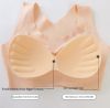 Короткий эластичный бюсгалтер Спортивный ChestSupport Waist And Long Back NO SBK 66 с коротким низом, бесшовный топ пуш-ап для фитнеса, для корекции груди,поддерживающий бюстгальтер-борцовка,лиф с застежкой спереди