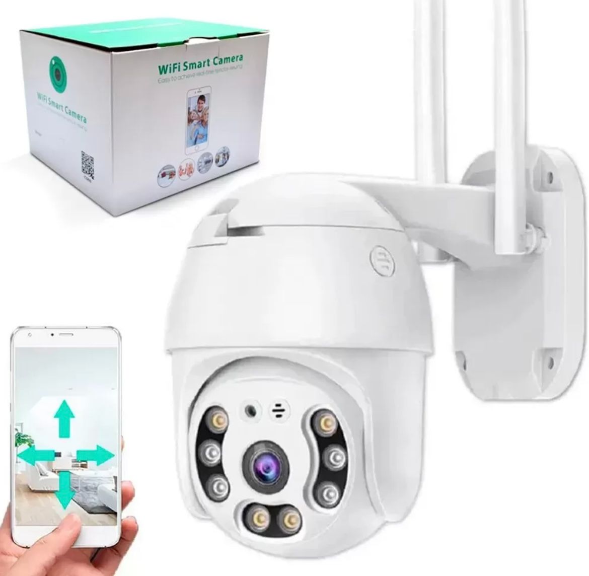 Уличная поворотная IP-камера видеонаблюдения Camera Cad N3 360/90 IP66, камера наружного наблюдения для дома Функция записи звук День/ночь