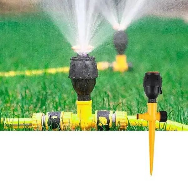 Вращающийся инновационный Садовый Разбрызгиватель 360 Lawn Water Sprinkler, Спринклерный универсальный распылитель для газона ороситель огорода 360 градусов система полива для сада