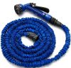 Компактный универсальный легкий Шланг садовый для полива Magic Hose 75 метров растягивающийся с распылителем, увеличивается и уменьшается автоматически, сверхпрочный и износостойкий поливочный с пулевизатором