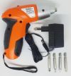 Электроотвертка аккумуляторная Tuoye Tools Cordless Screw с 4 насадками, отвертка с битами, мини-шуруповерт