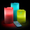 Ночник 3 свечи Luma Candles Color Changing, Комплект светодиодных свечей с ДУ, Светильник 3 свечи