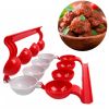 Удобная практичная Форма Для Котлет С Начинкой Stuffed Ball Maker, для быстрого и легкого изготовления мясных фаршированных шариков, для приготовления фрикаделек с начинкой, для формирования тефтелей