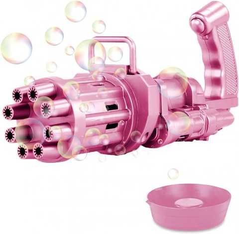 Игрушечный детский пулемет генератор мыльных пузырей Bubble Gun Blaster, Пистолет для мыльных пузырей