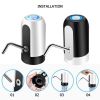 Электрическая помпа для питьевой воды Charging Pump C50, Автоматический насос помпа на бутылку с водой
