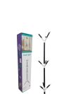 Металлическая напольная вешалка-стойка для одежды Coat Rack 12 крючков, Вешалка для пола с крючками разборная