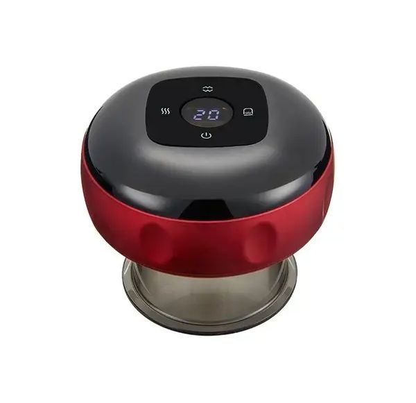 Массажер Cupping Massager с эффектом банок для тела, Антицеллюлитный массажер с интенсивным согреванием, массажная терапия, Акупунктурный, лимфодренажный, расслабляющий Электрический универсальный Вакуумный Баночный Массаж
