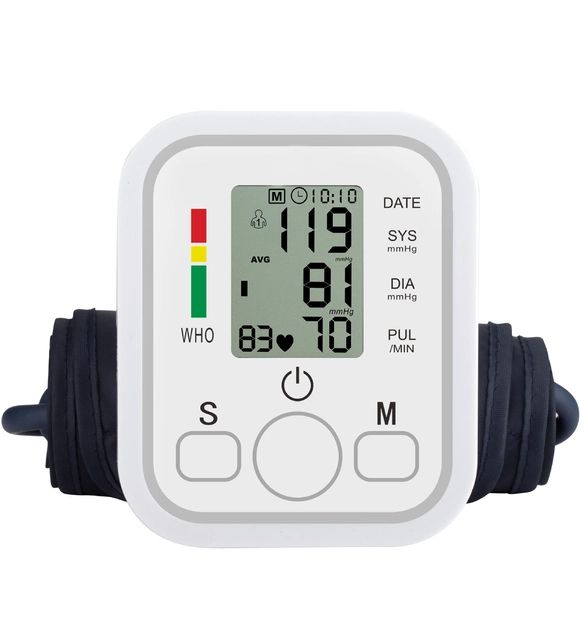 Автоматический тонометр Sunnymed Arm Style B02R плечевой, устройство для измерения давления, частоты пульса, индикатор аритмии