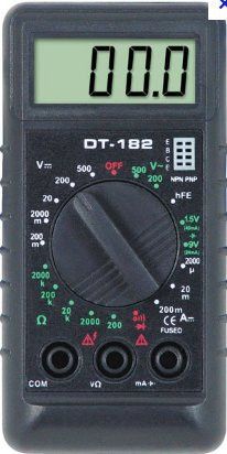 Универсальный мультиметр DT-182 (тестер DT 182)