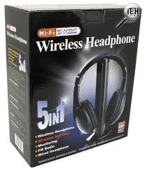 Беспроводные наушники с ФМ-приемником MH2001 5-in-1 Hi-Fi S-XBS Wireless Headphones w/FM