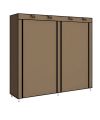 Тканевый складной шкаф для обуви на 2 секции Shoe Cabinet YQF-2266 на 12 полок, двойной шкаф органайзер для хранения обуви