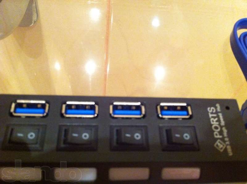 USB HUB на 4 порта + switch с переключателем