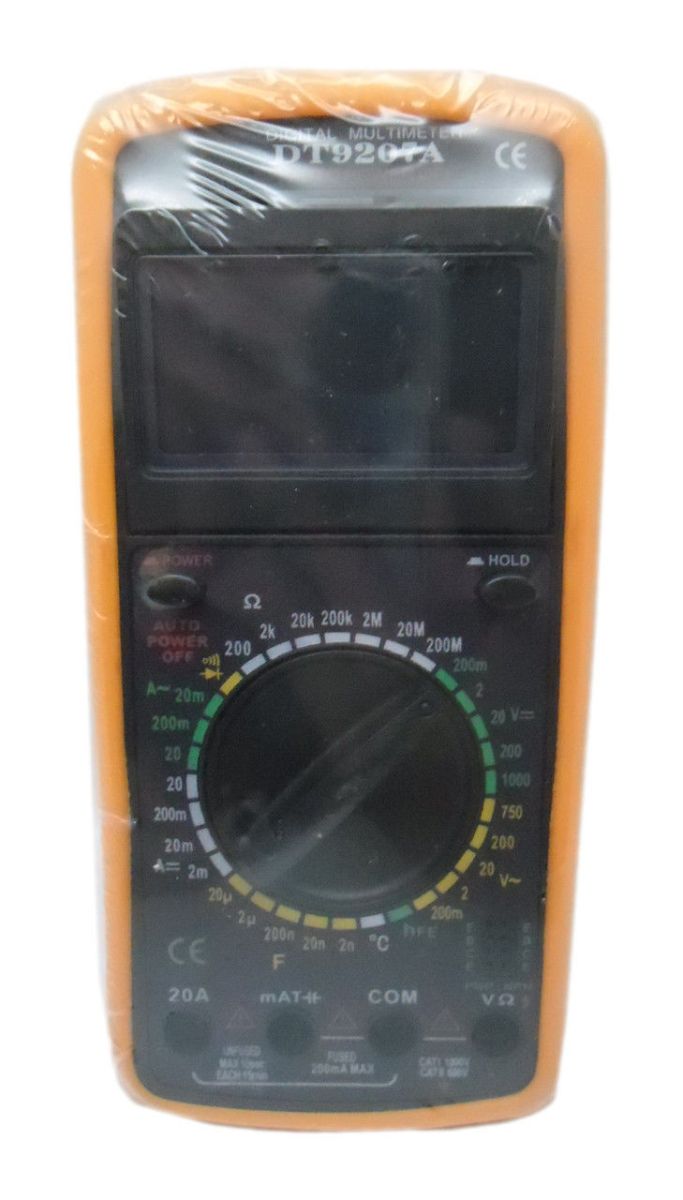 Мультиметр-тестер цифровой DT 9207A