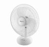 Настольный Мощный Портативный Компактный Вентилятор DOMOTEC MS-1625 White, с двухсторонней защитной решеткой, 3 скоростных режима,электровентилятор бытовой 30W