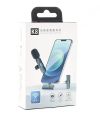 Петличный беспроводной микрофон К8 для смартфона PowerMe Wireless Mic iOS с Type-C, Микрофон петличка на одежду с шумоподавлением
